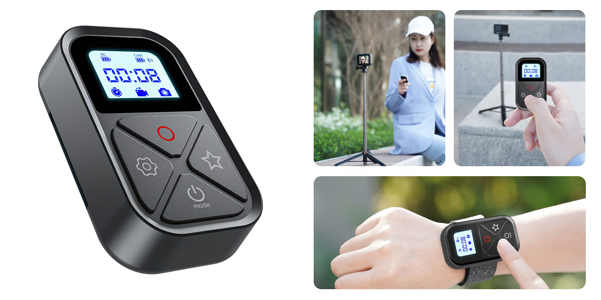 Pilot Telesin GP-RMT-T10 do kamer GoPro Hero 8 / 9 / 10 / 11 / 12 / Max